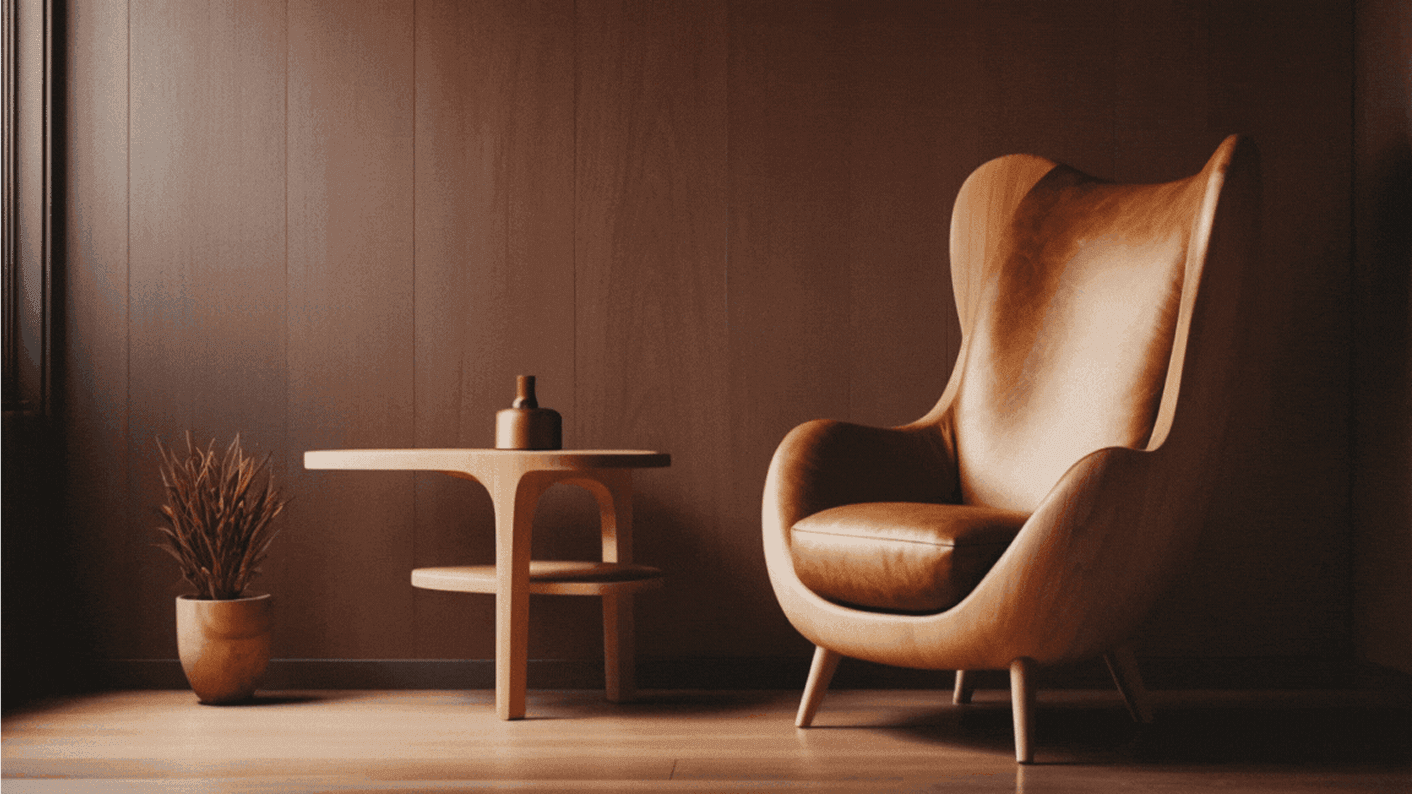 Modern interior design background